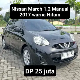 Nissan March 1.2 Manual 2017 warna Hitam