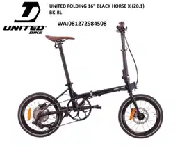 Dijual Cepat! United Black Horse X - Baru, Masih Segel
