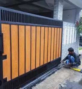 Pagar Grc Serat Kayu Modern