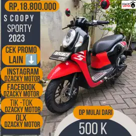 ALL NEW SCOOPY SPORTY 2022 SECOND LIKE NEW