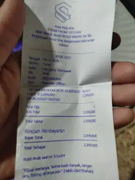 Jual Cepat perlu Duit redmi note 13 4G