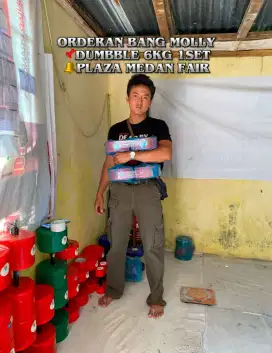 HANYA 9RIBU PER KG DUMBBEL BARBEL DI MEDAN