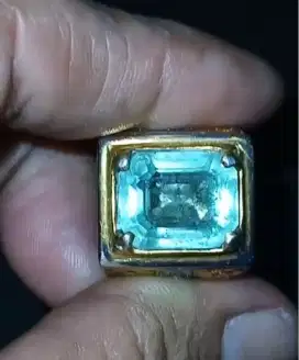Cincin Emerald Beryl Colombia Bos' 10, CRT Spesial