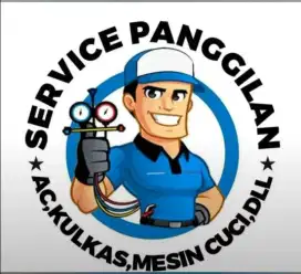 Terima service AC,cuci,tmbh freon, bongkar pasang, service kulkas