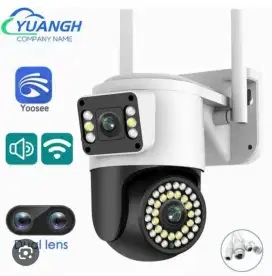 Jual CCTV 2 LENSA 4 SET BATERAI