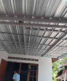 Kanopi Baja ringan galvalum terpasanh