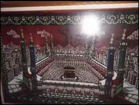 Pajangan Hiasan Dinding Import Ka'bah Masjidil Haram