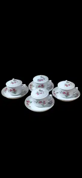 4 set cangkir jadul utk ngopi