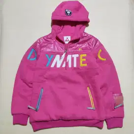 Jaket vintage Musim dingin Le qoc Sportif colour pink Size M