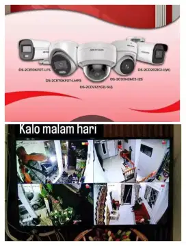 Kamera CCTv 2 Megafixle komplit Murah plus pasang