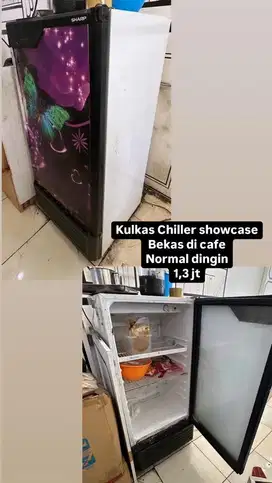 Kulkas chiller showcase Sharp