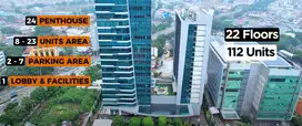 Sewa Kantor di Midpoint Place Jakarta Pusat, Gedung Baru, Bare unit