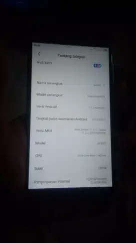 XIAOMI REDMI NOTE 5A PRIME RAM 3/32 GB BATANGAN NORMAL NO MINUS MULUS