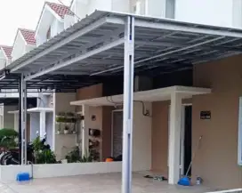 Kanopi bajaringan spandek polos