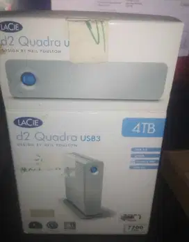 Harddisk  external lacie d2 quadra usb3 garansi off NL516BAY