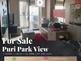 Dijual Apartement Puri Park View 2 BR Furnished Bagus Tower B