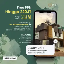 Heritage Residences Puri 11 di Karang Tengah, Siap Huni, Free PPN