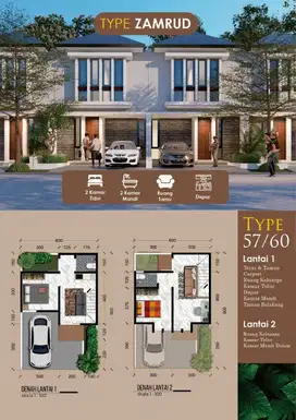 PROMO RUMAH VILLA 2 LANTAI BATU HANYA 400 JUTAAN