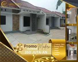 Rumah idaman 2 kamar desain mewah akses strategis dekat jalan utama