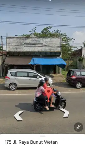 GUDANG DIJUAL HITUNG TANAH POROS BUNUT PAKIS DEKAT PINTU TOL