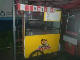 Gerobak Roti Bakar Siap Pakai