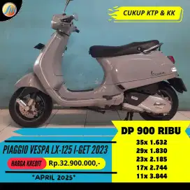 PIAGGIO VESPA LX-125 I-GET 2023 KREDIT DP 900RIBU ANGSURAN TERJANGKAU