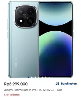 Redmi note 14 pro+ 5G 12/512GB