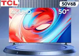 TCL 50 inch UHD 4K Digital Smart Google TV 50V6B Framless
