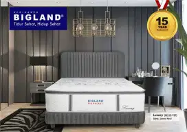 KASUR MATRAS BIGLAND BIGPOCKET LUXURY T37CM