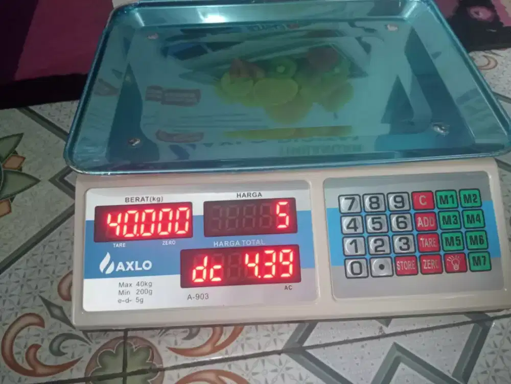 Timbangan laundry ,sayur 40kg digital