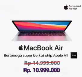 Kredit Macbook Air M1 256Gb Free 1x cicilan
