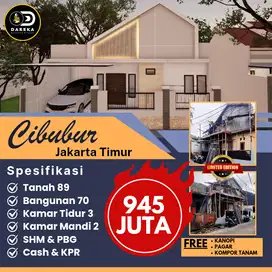 Dijual Rumah Modern Minimalist Cibubur Jakarta Timur