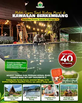DIJUAL TANAH DEKAT JAKARTA