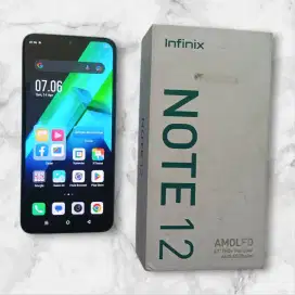 Infinix note 12 ram 16/128 fullset nego