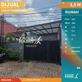 Dijual Rumah Estetik + rooftop daerah Pulau-pulau, Sukun Malang