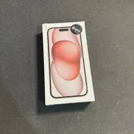 Iphone 15 basic 128 gb pink  segel resmi indonesia