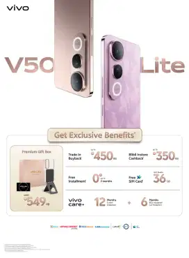 Pre Order VIVO V50 Lite 6500 mAh 90W FlashCharge