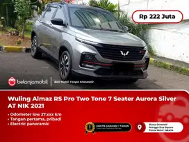 [ LOW KM ] Wuling Almaz RS Pro Two Tone 7Seater AT 2021 2022