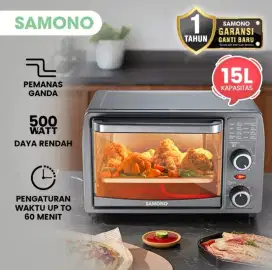 SAMONO OVEN LISTRIK SW-EOG15 KAPASITAS 15 L Garansi Resmi