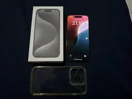 Iphone 15 pro 128gb blue titanium dualsim all operator 5G fullset LL/A