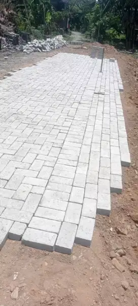 Pasang  paving  siap bantu  pemasangan