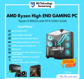 PC GAMING Ryzen 9 NVIDIA RTX 5090 32GB GDDR7