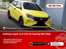 [ KM ANTIK 5RB ] Daihatsu Ayla 1.2 R CVT AT Kuning 2023/2024
