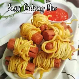 sosis gulung mie