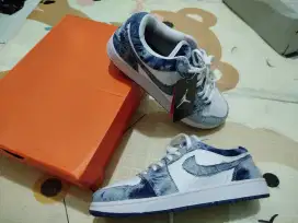 Nike af1 wash denim baru import mulus nominus mur.er