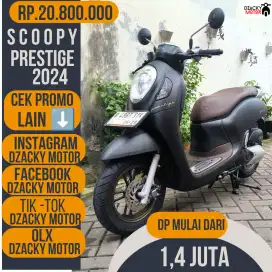 ALL NEW SCOOPY PRESTIGE 2024 SECOND LIKE NEW