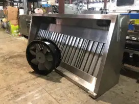 Hood include Filter stainless, lampu, saklar, blower