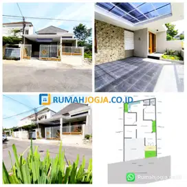 rumah baru siap huni jalan aspal jln kaliurang Km 13 besi