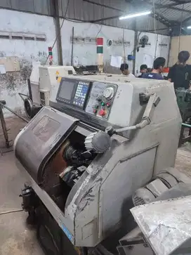 CNC Lathe Polygim 4 Control Mitsubishi tahun 2010