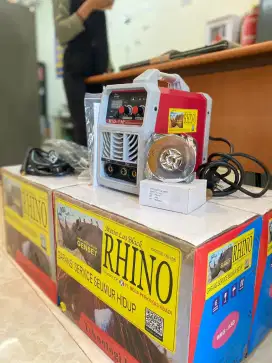 MESIN LAS MIG 130A RHINO 900WATT MIG TANPA CO² MESIN LAS MMA 900WATT